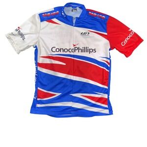 Louis Garneau Cycling Jersey Mens Large ConocoPhillips MS150 Bike Shirt